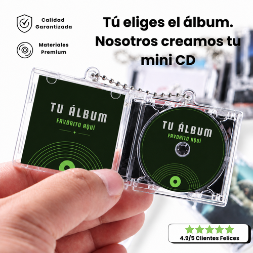 Mini CD Llavero Personalizado NFC