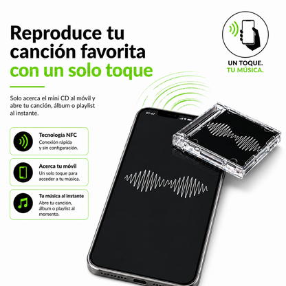 Mini CD Llavero Personalizado NFC